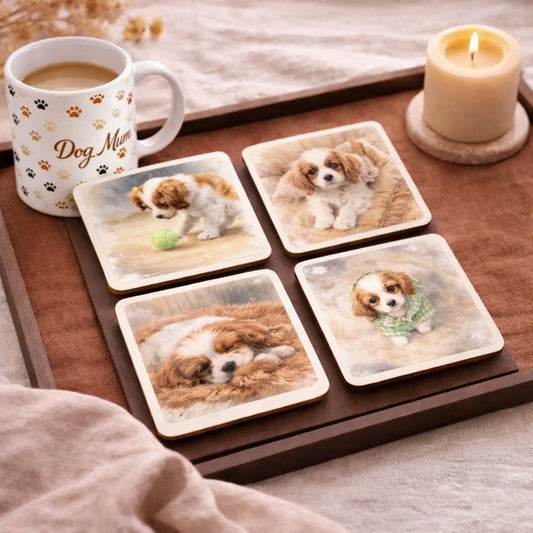 Cavie Coasters (set of 4)