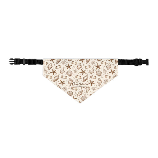 Seashells & Starfish Pet Bandana Collar