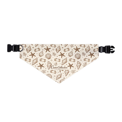 Seashells & Starfish Pet Bandana Collar