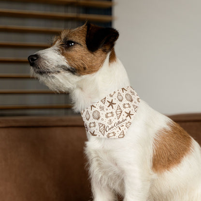 Seashells & Starfish Pet Bandana Collar