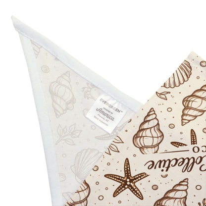 Coastal Seashell Dog Bandana