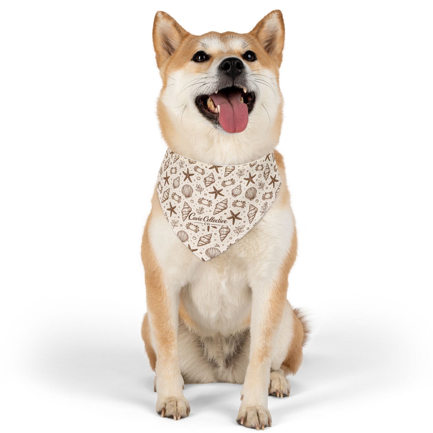 Seashells & Starfish Pet Bandana Collar