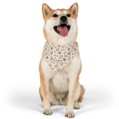 Seashells & Starfish Pet Bandana Collar