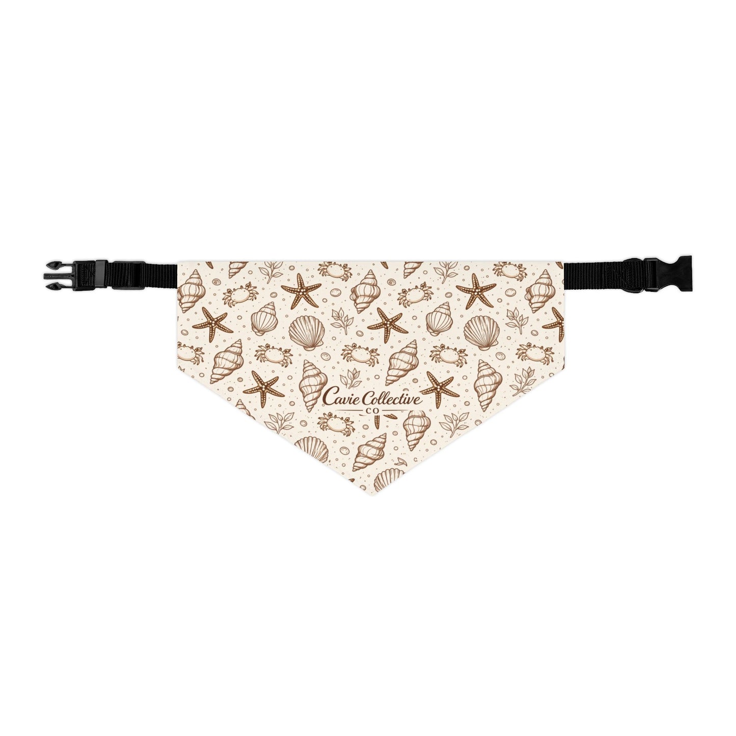 Seashells & Starfish Pet Bandana Collar