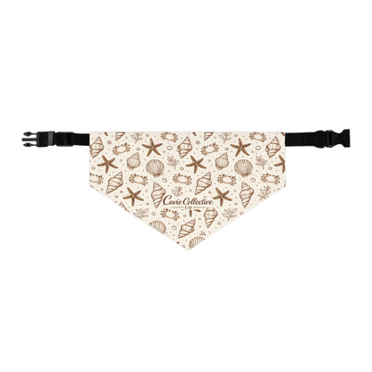 Seashells & Starfish Pet Bandana Collar