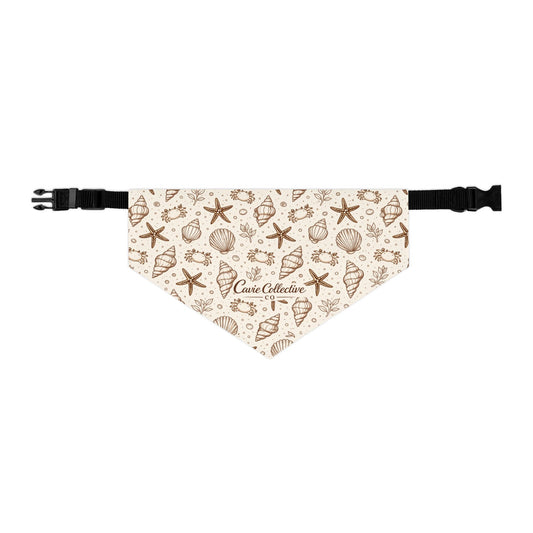 Seashells & Starfish Pet Bandana Collar
