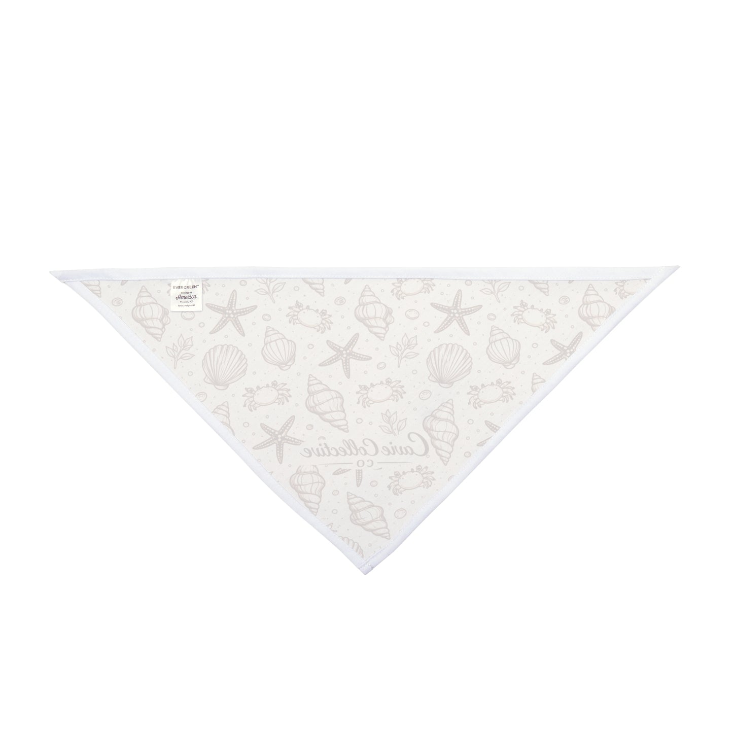 Coastal Seashell Dog Bandana