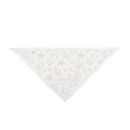 Coastal Seashell Dog Bandana
