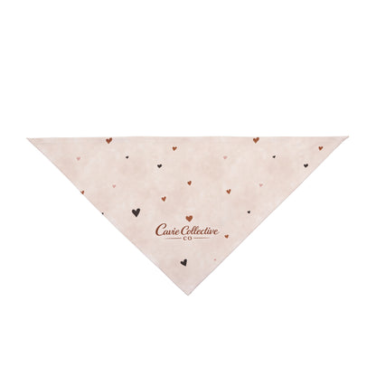 Romantic Heart Pet Bandana