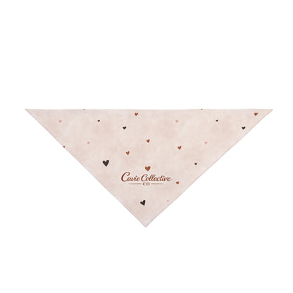 Romantic Heart Pet Bandana