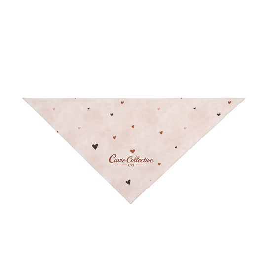 Romantic Heart Pet Bandana