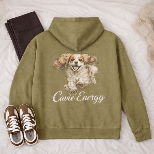 Cavie Energy - Oversize Boxy Hoodie - Dark